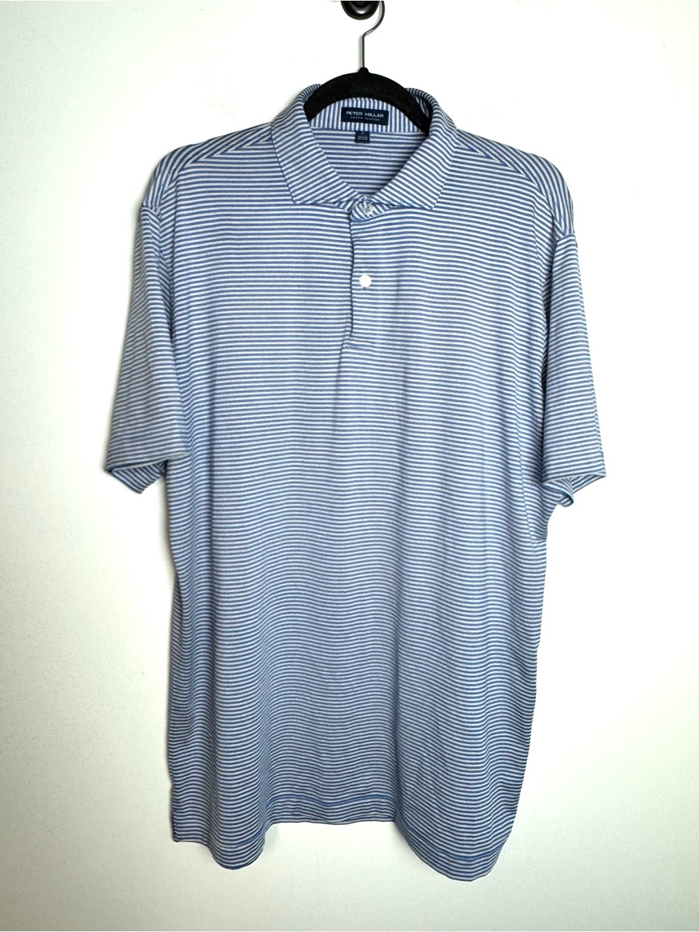 Peter Millar Crown Crafted Lunar Polo Blue Gold
